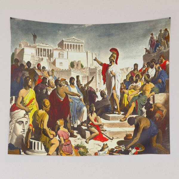 Item preview, Pericles speaking to the Athenians  designed and sold by bubble-bulb.