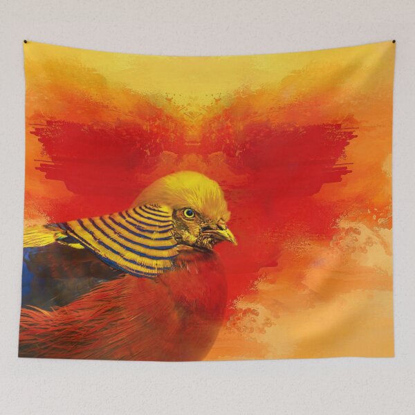 Item preview, Colorful Golden Pheasant designed and sold by Elisabeth Lucas.