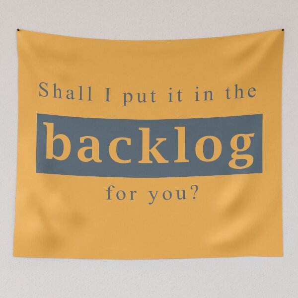Item preview, Shall I put it in the backlog for you designed and sold by svanaerschot.