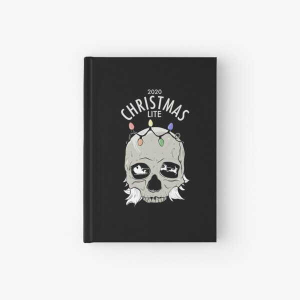 2020 Christmas Lite - Dark Pandemic Humor Hardcover Journal