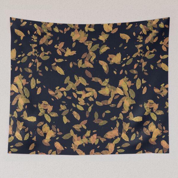 Item preview, Leaf pattern yellow designed and sold by CricketDoodles.