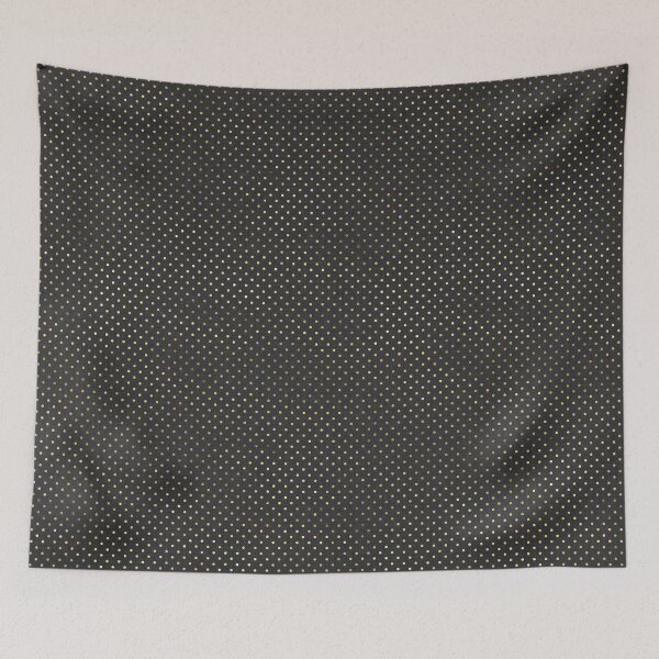 Item preview, Black russet linen with gold dotted design designed and sold by AnnieHochmann.
