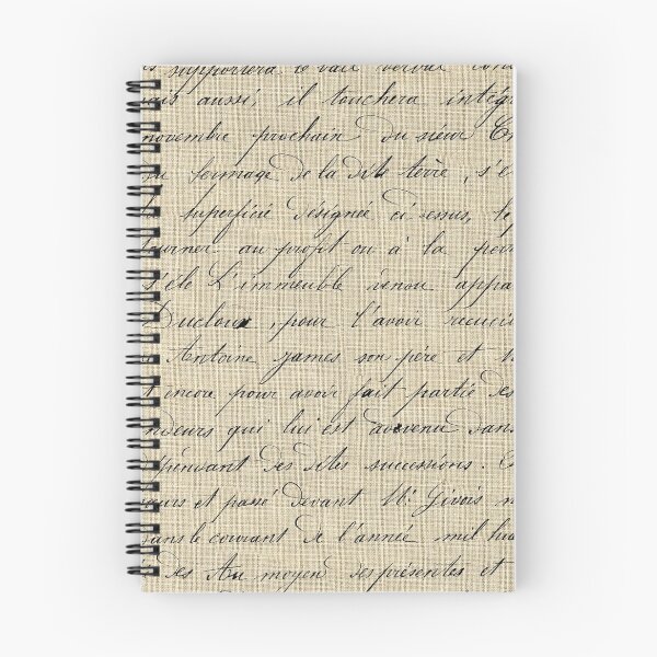 Item preview, Handwriting on russet linen design designed and sold by AnnieHochmann.