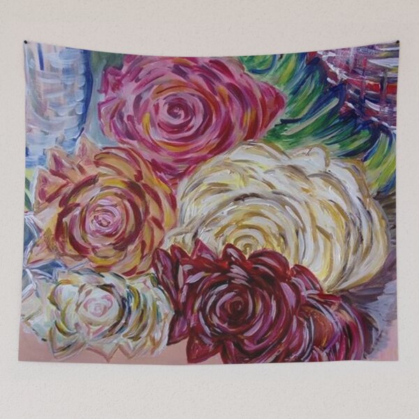 Item preview, Roses on a table designed and sold by ThereseLyssia.