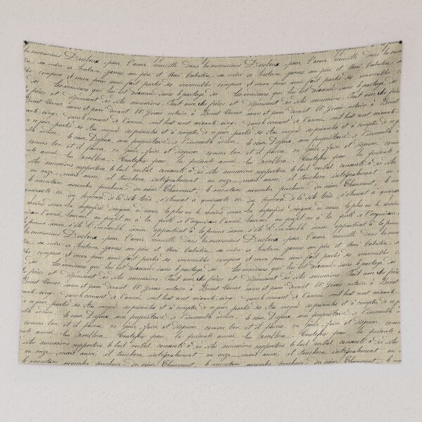 Item preview, Handwriting on russet linen design designed and sold by AnnieHochmann.