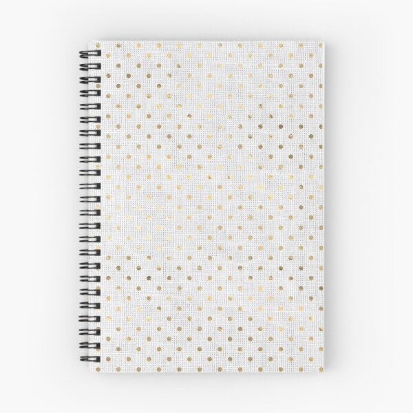 Item preview, White russet linen with gold dotted design designed and sold by AnnieHochmann.