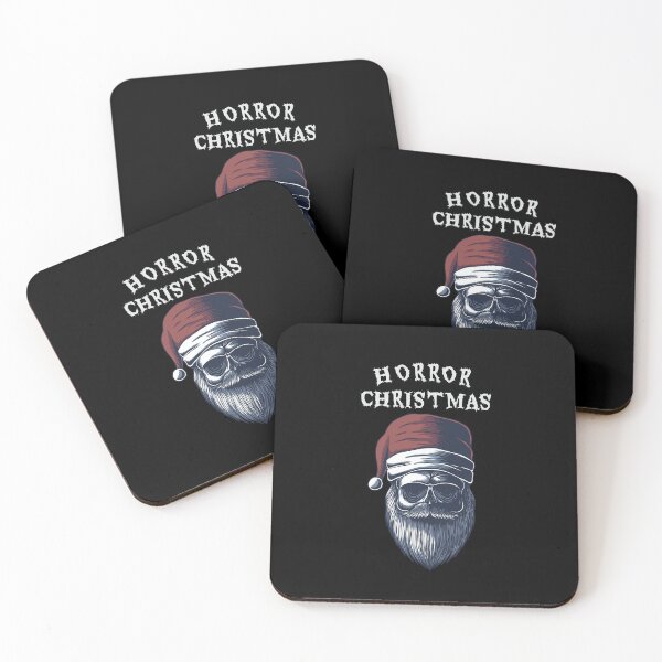 Item preview, Horror Christmas ugly sweater - Creepy Skull Hail Santa xmas T-Shirt designed and sold by MyFreakyWorld.