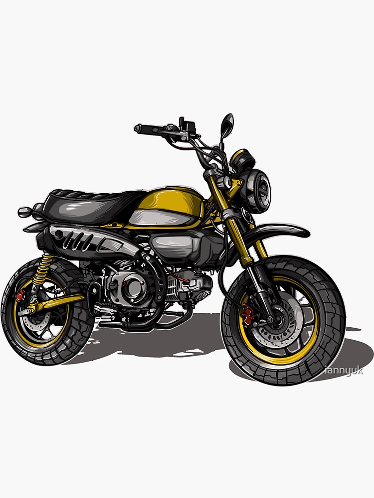 yellow monkey bike