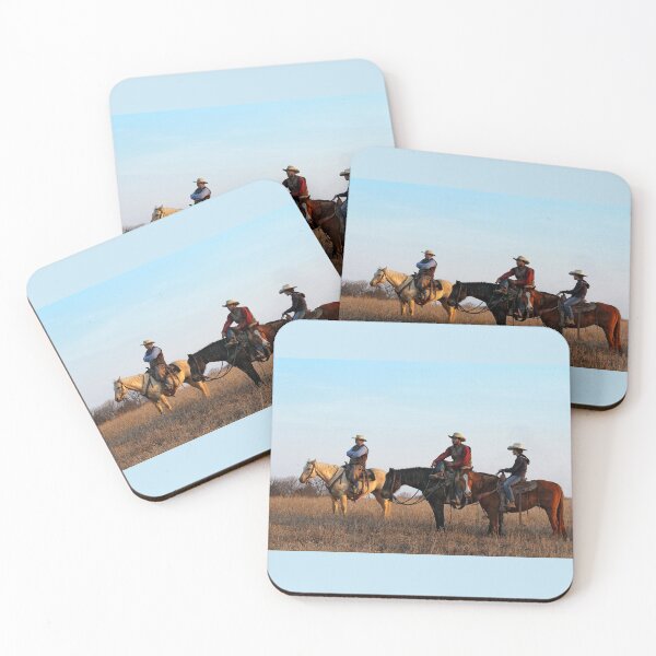 Item preview, Three Flint Hills Cowboys designed and sold by Catherine Sherman.