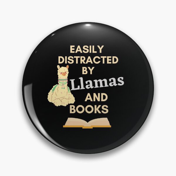 Item preview, Easily Distracted by Llamas and books designed and sold by Echo Dusk.