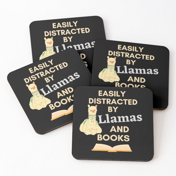 Item preview, Easily Distracted by Llamas and books designed and sold by Echo Dusk.