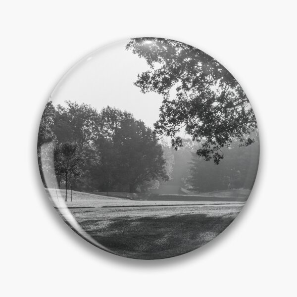 Item preview, Fremont Hills Golf Course Morning Grayscale designed and sold by mljdwhite.
