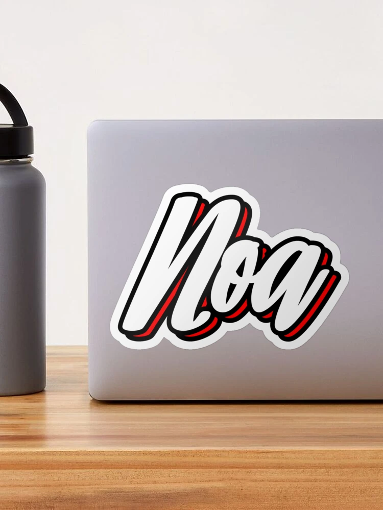 Noa first name - hand lettering design