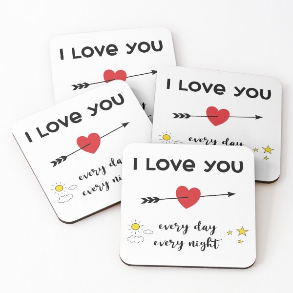 Item preview, I Love You Every Day - Every Night designed and sold by suwarnaadi.