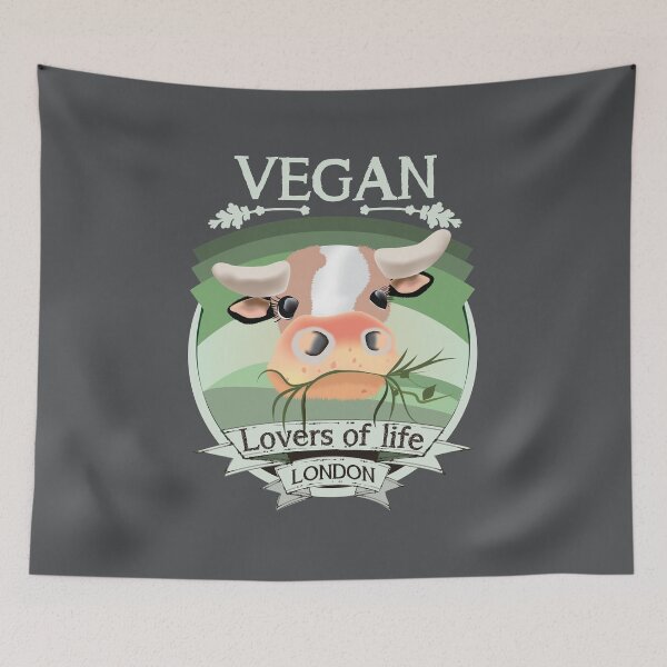 Item preview, Vegan - Lovers of life_London (light lettering) designed and sold by Arteria Mix.