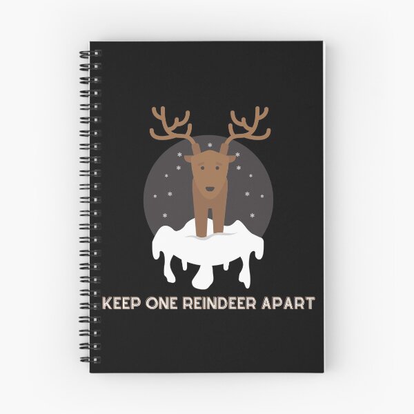 Item preview, Keep One Reindeer Apart - Funny Gift for Christmas designed and sold by Irelene.