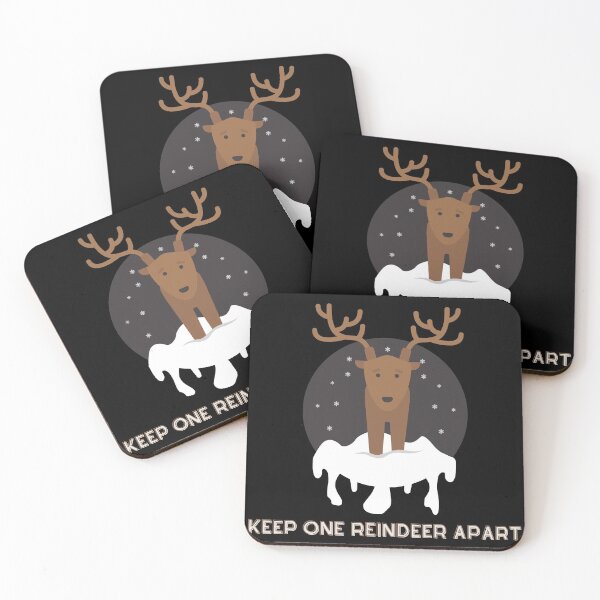 Item preview, Keep One Reindeer Apart - Funny Gift for Christmas designed and sold by Irelene.