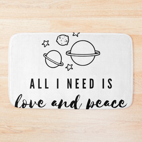 Item preview, Quote | All I Need Is Love And Peace  designed and sold by cattiktoks1718.
