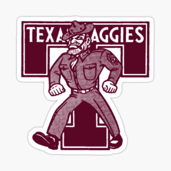 Texas AnM Aggies Vintage Sticker