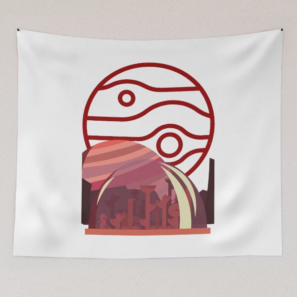 Item preview,  City on Mars Red Planet designed and sold by kyds.