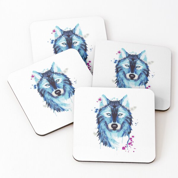 Item preview, Wolf Colorful Painting Art Design. designed and sold by Libaz.