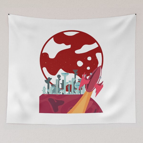 Item preview, City on Mars Red Planet 2 designed and sold by kyds.