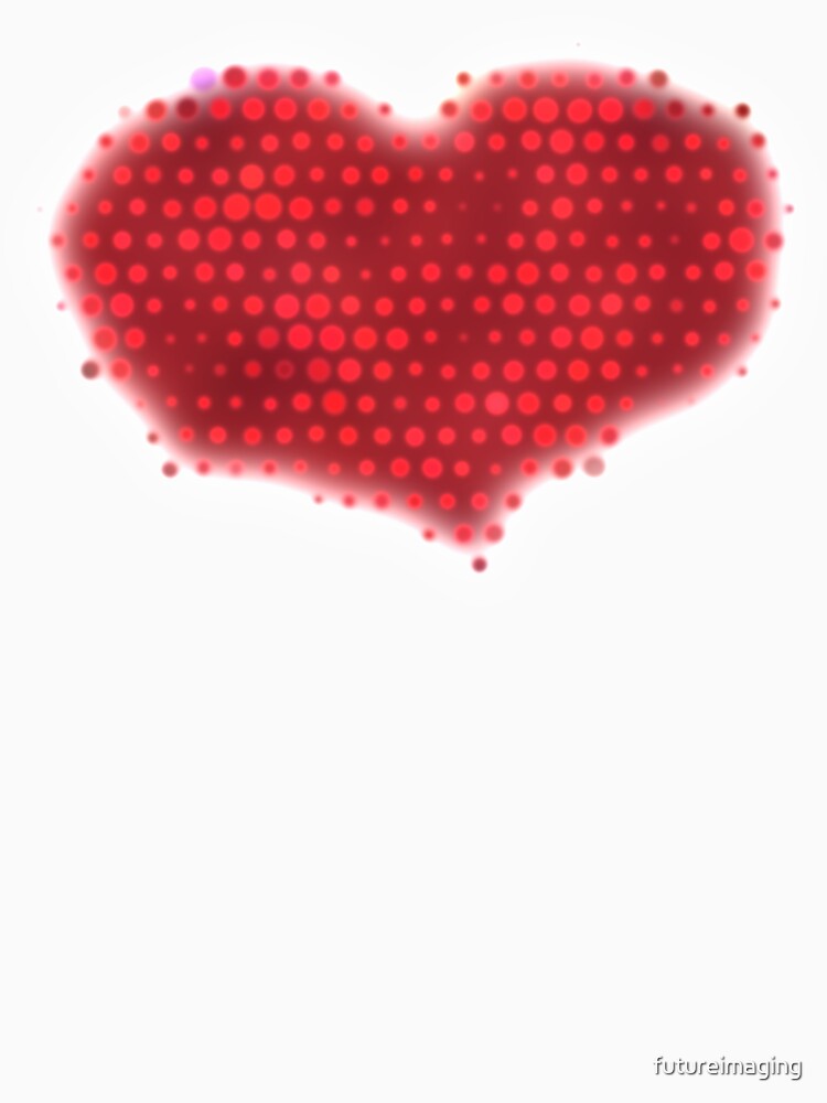 Glowing Red Heart by futureimaging