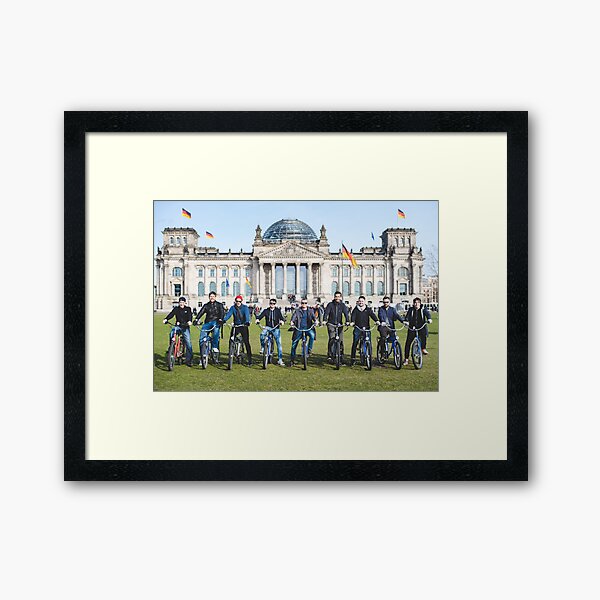 Berlin Bike Tour Framed Art Print