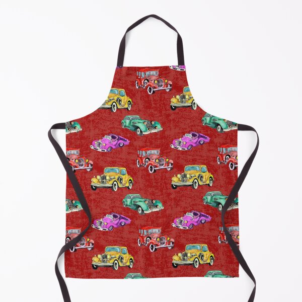 Item preview, Watercolor retro cars pattern designed and sold by RoyalPeople.