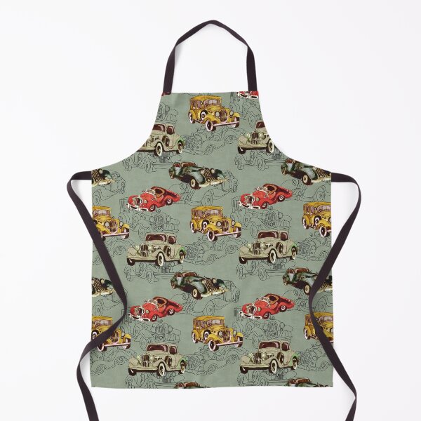 Item preview, Watercolor retro cars pattern designed and sold by RoyalPeople.