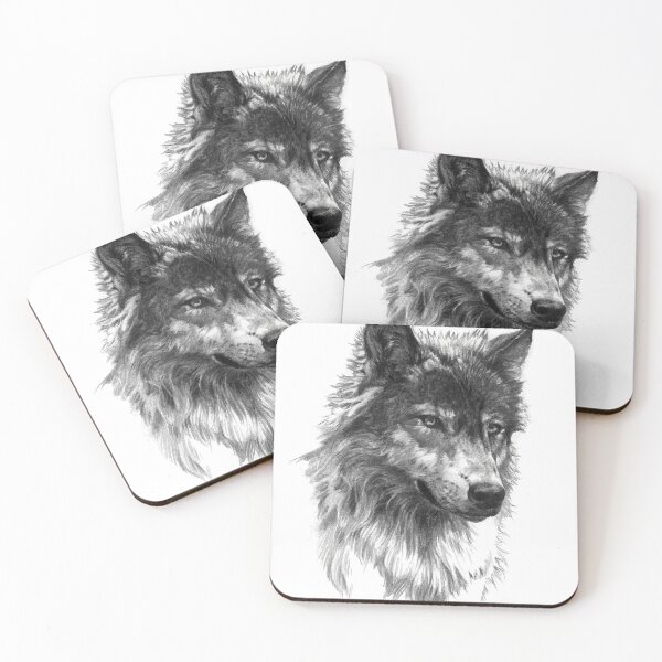 Item preview, Wolf Sketch Painting Art Design designed and sold by Libaz.
