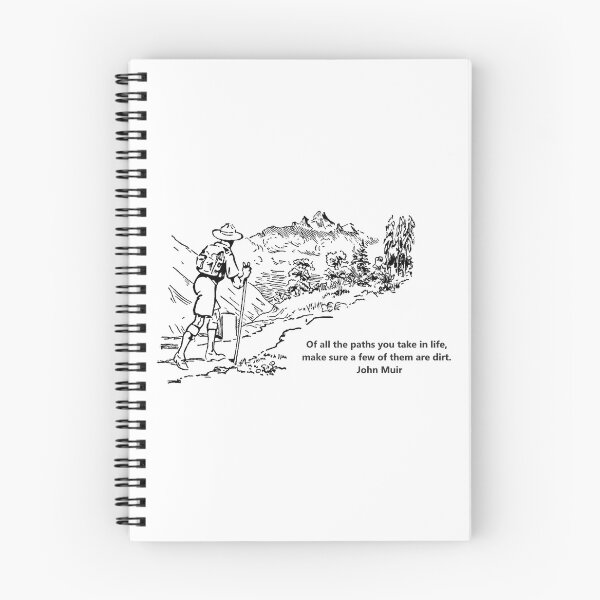 Item preview, Hiking - John Muir Quote designed and sold by mdritch.