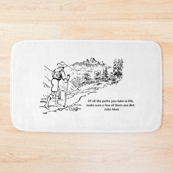 Item preview, Hiking - John Muir Quote designed and sold by mdritch.