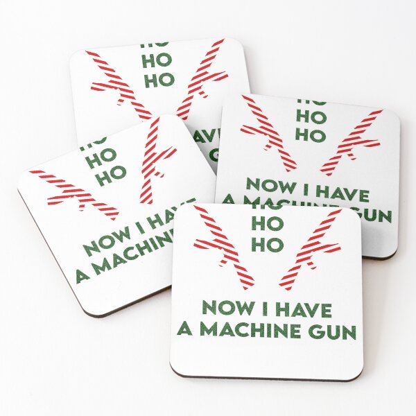 Item preview, Ho Ho Ho, Now I Have A Machine Gun designed and sold by Swirlstache.