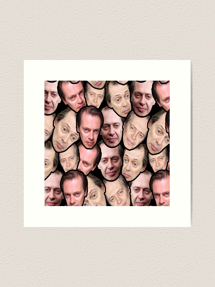 Steve Buscemi Collage galaxy face photo image