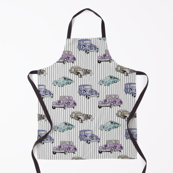 Item preview, Watercolor retro cars pattern designed and sold by RoyalPeople.