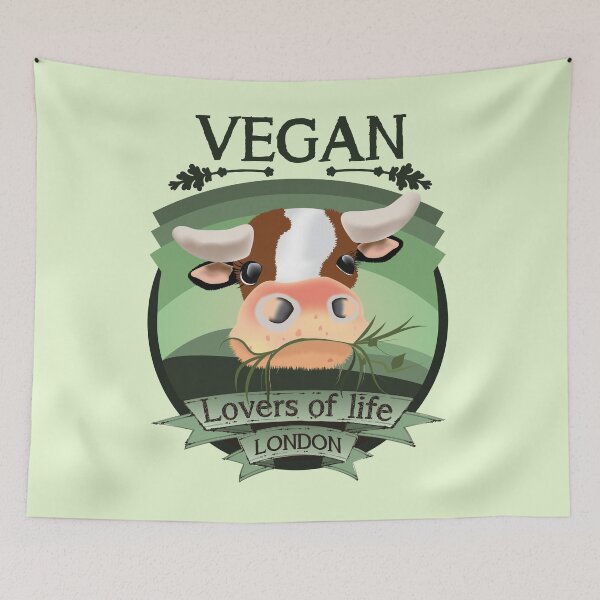 Item preview, Vegan - Lovers of life_London (dark lettering) designed and sold by Arteria Mix.