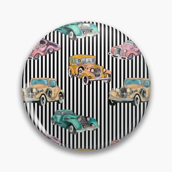 Item preview, Watercolor retro cars pattern designed and sold by RoyalPeople.