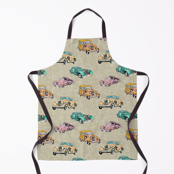 Item preview, Watercolor retro cars pattern designed and sold by RoyalPeople.