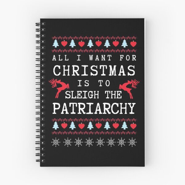 Item preview, Sleigh The Patriarchy Feminist Christmas designed and sold by empowered-gal.