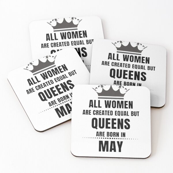 Item preview, All Women are created equal but queens are born in May designed and sold by Aesthynova.