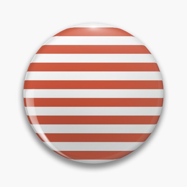 Item preview, Small TENNIS COURT CLAY and WHITE Horizontal Stripes designed and sold by RachelMacht.