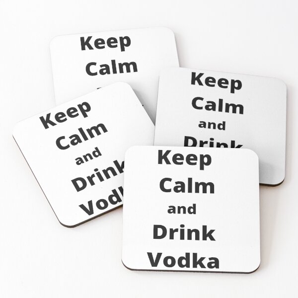 Item preview, Keep Calm and Drink Vodka designed and sold by patrikolman.