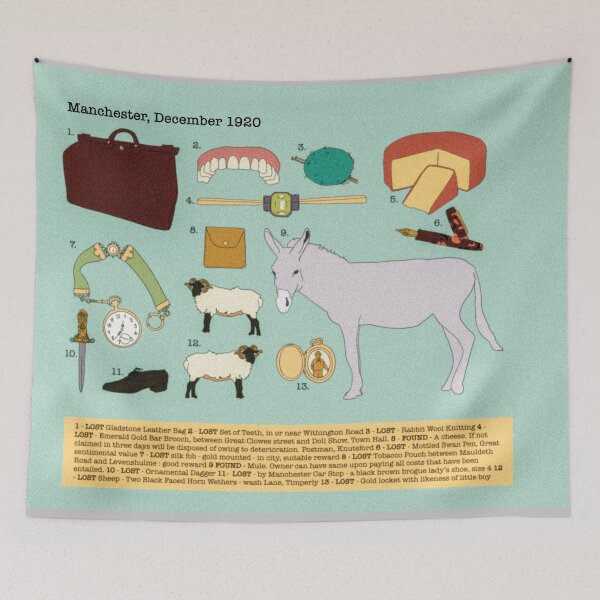 Item preview, Lost & Found - Manchester - 1920  designed and sold by mirandaelder.