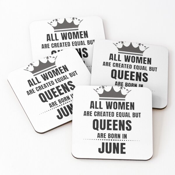Item preview, All Women are created equal but queens are born in June designed and sold by Aesthynova.