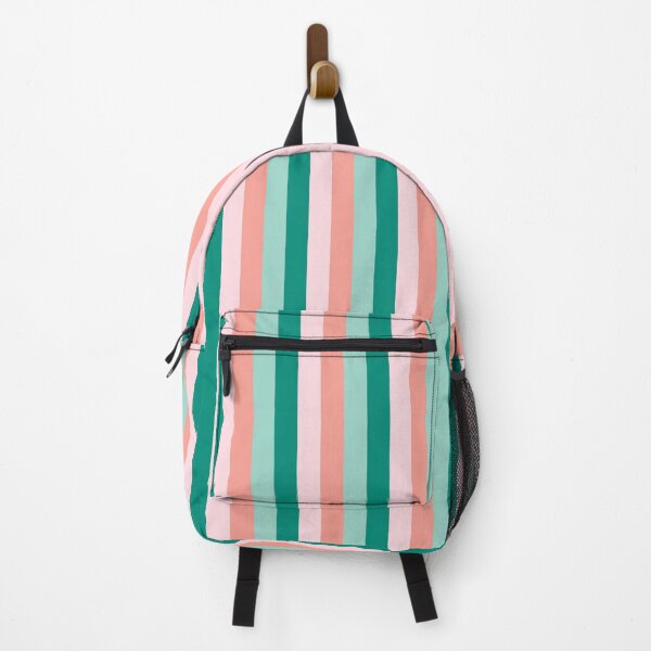Item preview, Soft Pink  Peach Amber Yucca and Arbor Green Pinstripes designed and sold by taiche.