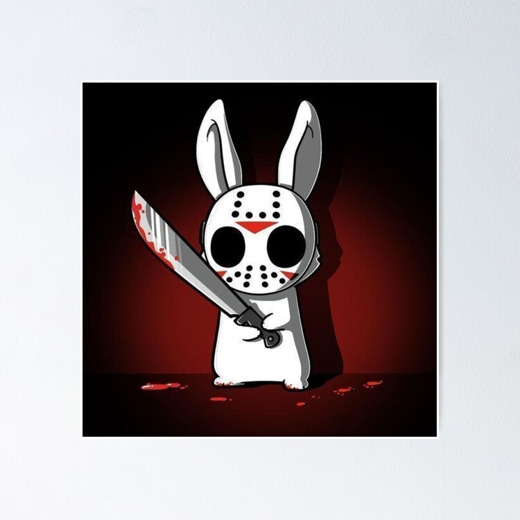 Killer Bunny #1 Digital Art by Fareza Alfahri - Fine Art America