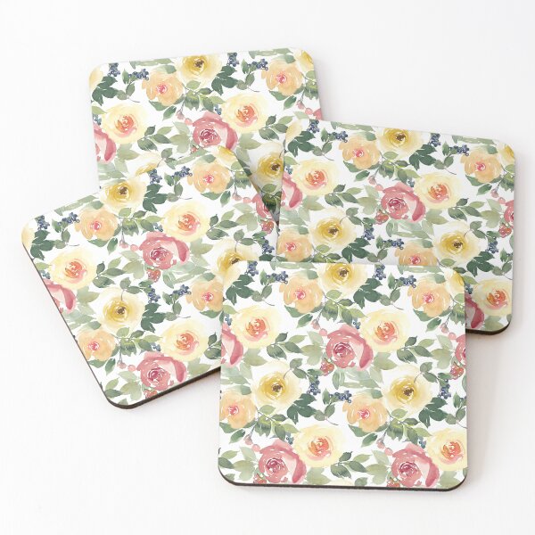 Item preview, Water color floral pattern designed and sold by sully-boutique.