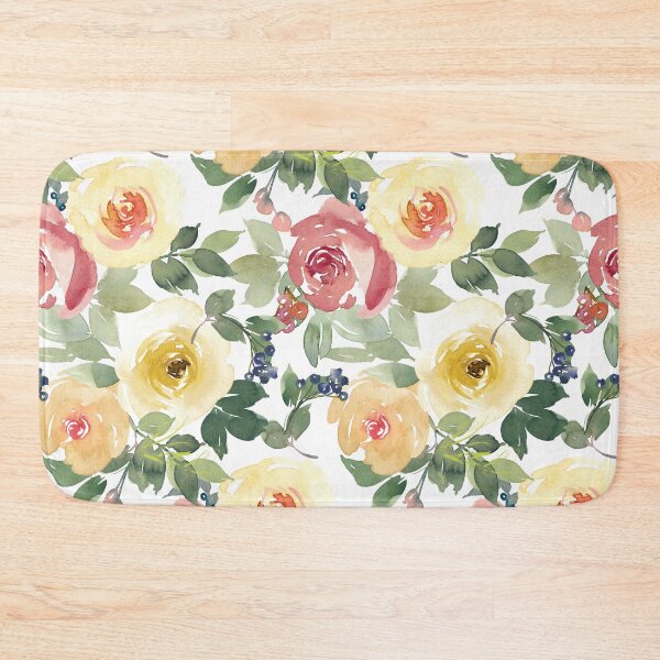 Item preview, Water color floral pattern designed and sold by sully-boutique.