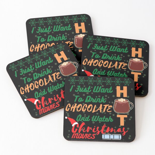 Item preview,  I just want to drink hot chocolate and watch Christmas movies designed and sold by Vibing-Right.